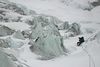 ancat > jono rests on the hooker glacier