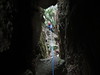 ancat > gayle abseiling down the gully of mank