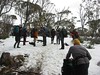 ancat > the great debacle of bushwalkers at the halfway hut and the end of the snow.