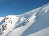 ancat > the massive amount of snow in the area created some serious avalanche potential at blue lake