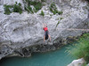 ancat > neil demonstrates how you get from one side of the gorge to the other
