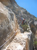 ancat > and jono demonstrates how to get to the top of the gorge